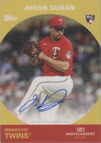 2022 Topps 582 Montgomery Club Set 5 - Jhoan Duran #7A