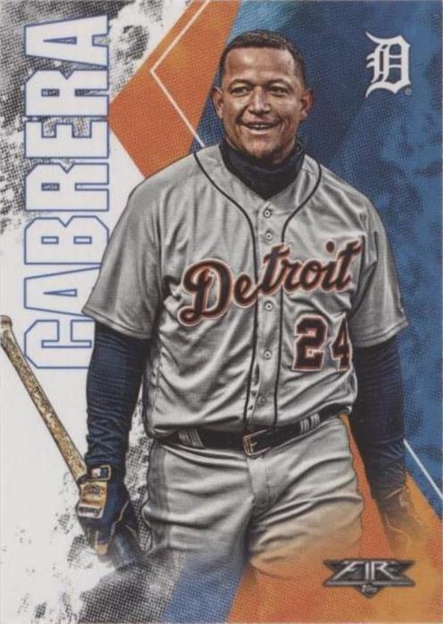 2019 Topps Fire - Miguel Cabrera #129