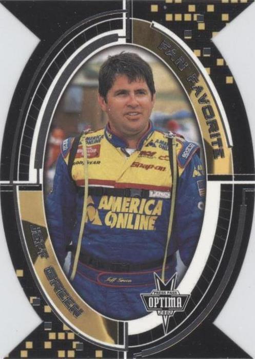 2002 Press Pass Optima - Jeff Green #FF22