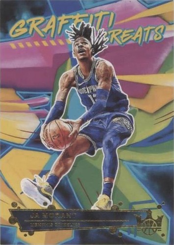 2021-22 panini court kings Ja Morant graffiti greats Violet