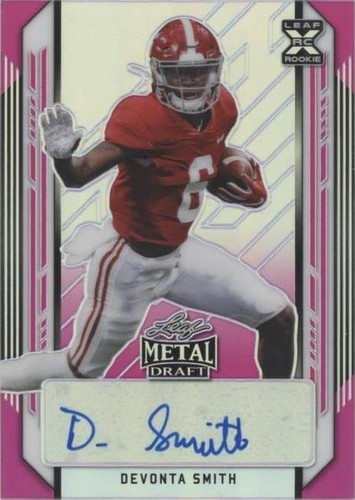 2021 Leaf Metal Draft DeVonta Smith #BA-DS2