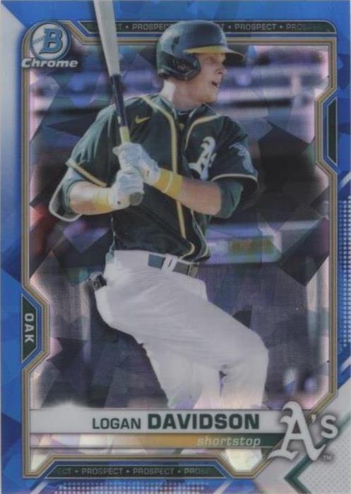 2021 Bowman Sapphire Edition - Logan Davidson #BCP-115