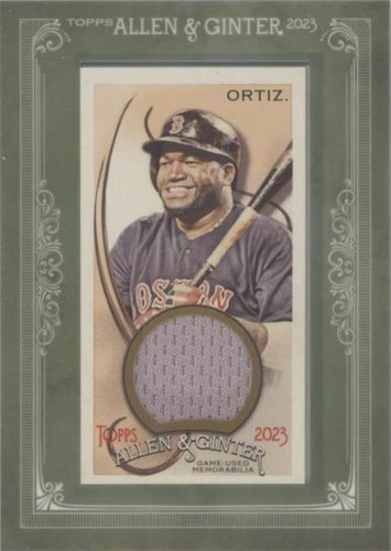 2023 Topps Allen & Ginter - David Ortiz #MFR-DO