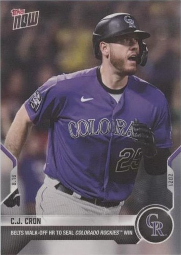 2021 Topps Now - C.J. Cron #669