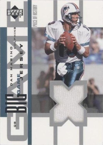 2002 Upper Deck Piece Of History Dan Marino #BGJ-DM