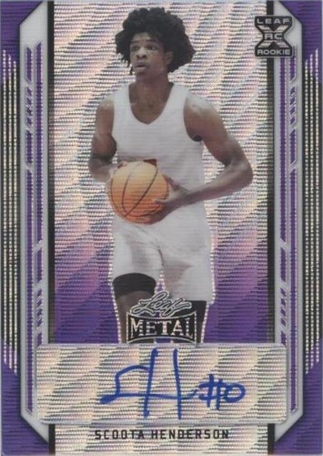 2021-22 Leaf Metal - Scoot Henderson #BA-SH1
