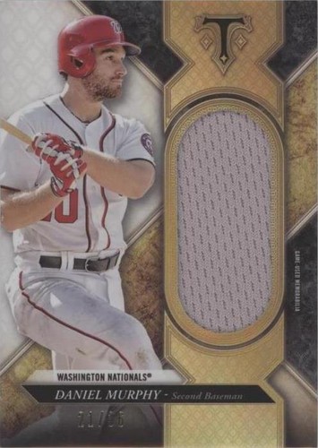 2017 Topps Triple Threads - Daniel Murphy #SJR-DMU