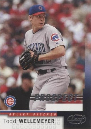 2004 Leaf - Todd Wellemeyer #226