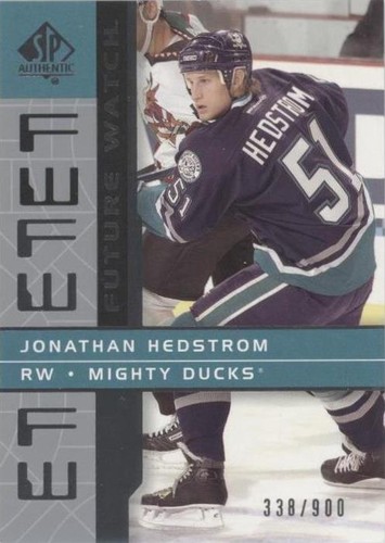 2002-03 SP Authentic - Jonathan Hedstrom #170