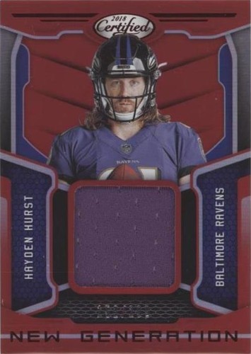 2018 Panini Certified Hayden Hurst #17