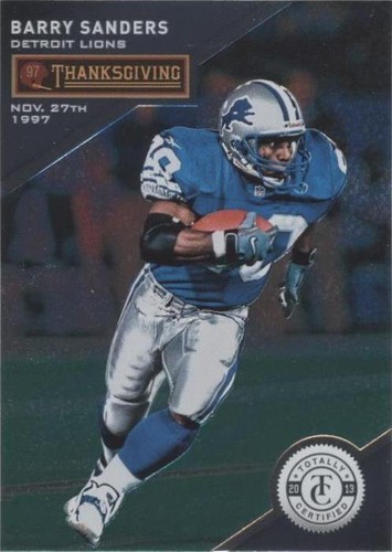 2013 Panini Totally Certified Barry Sanders #73