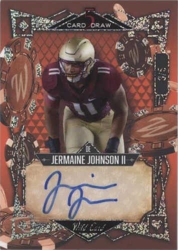 2022 Wild Card 5 Card Draw Jermaine Johnson II #5CDM-21