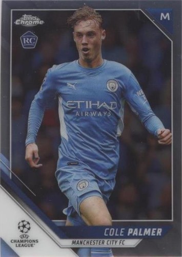 topps 2022 Cole Palmer  サイン ルーキー RC Cole Palmer 2022-23 Topps Chrome UEFA Club Competitions