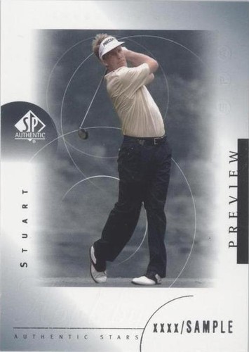 2001 SP Authentic Preview - Stuart Appleby #50