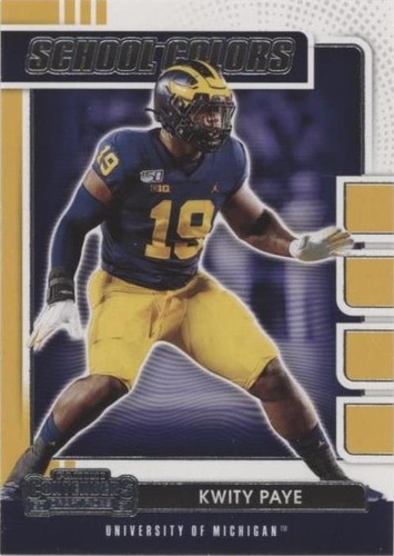 2021 Panini Contenders Draft Picks Kwity Paye #36