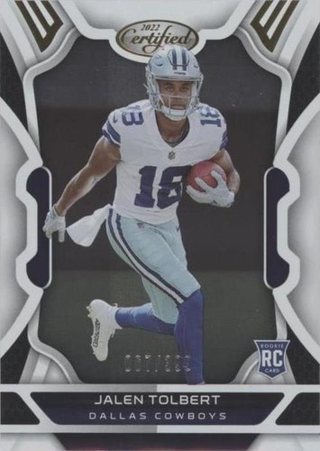2022 Panini Certified Jalen Tolbert #130