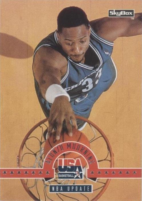Skybox 1994 baloncesto EE. UU. - Alonzo Mourning #4