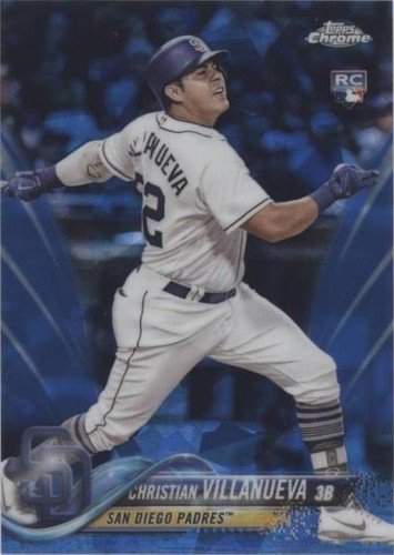 2018 Topps Chrome Sapphire Edition - Christian Villanueva #661