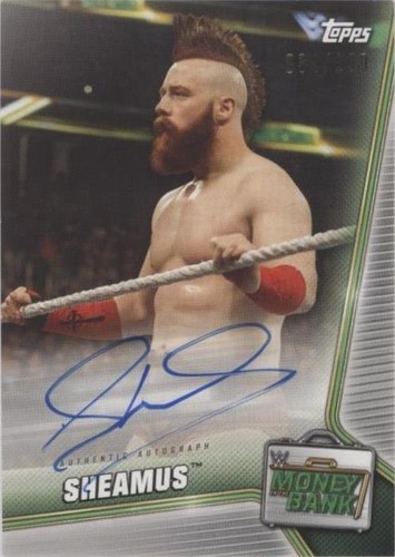 2019 Topps WWE Money in the Bank - Sheamus #A-SM