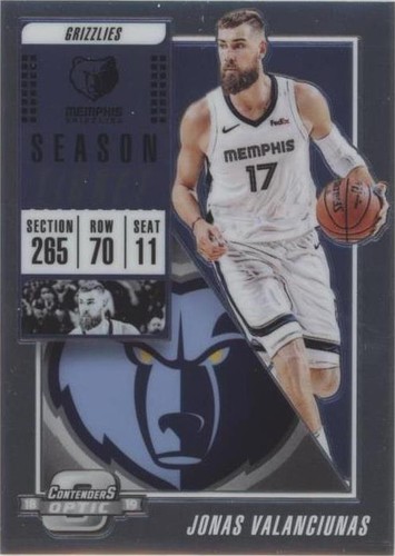2018-19 Panini Contenders Optic - Jonas Valanciunas #87