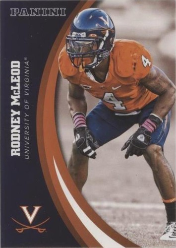 2016 Panini University of Virginia Cavaliers Rodney Mcleod #47
