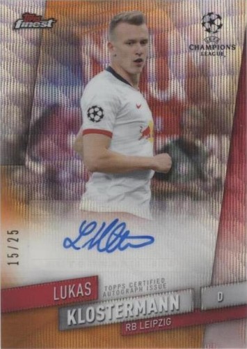 2019-20 Topps Finest UCL Lukas Klostermann #FA-LK