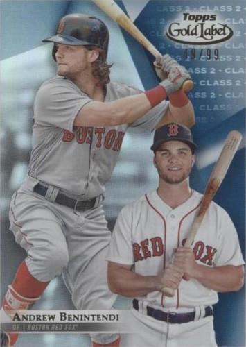 2018 Topps Gold Label - Andrew Benintendi #24