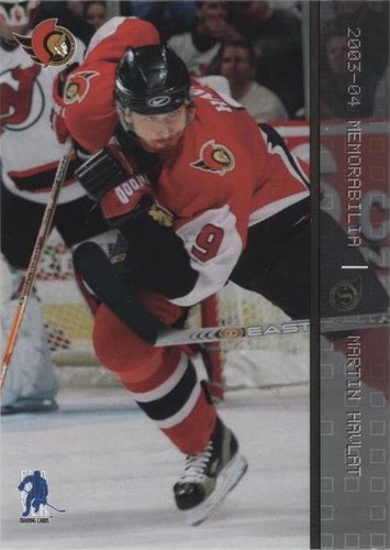 2003-04 In the Game Be A Player Memorabilia - Martin Havlat #51