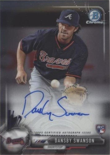 2017 Bowman - Dansby Swanson #CRA-DS