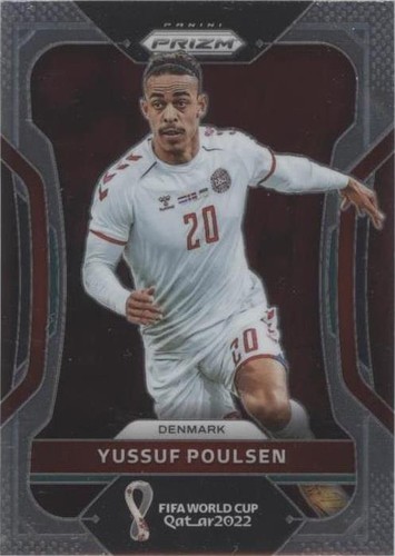 2022 Panini Prizm World Cup Qatar Yussuf Poulsen #76