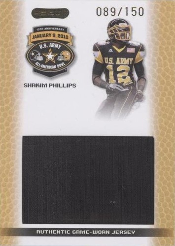 2010 Razor U.S. Army All-American Bowl Shakim Phillips #JS-SP2