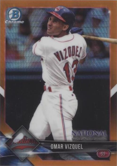 2018 Bowman Chrome National Convention - Omar Vizquel #BNR-OV