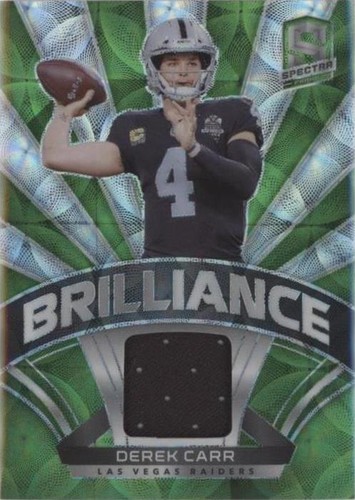 2021 Panini Spectra Derek Carr #B-DC