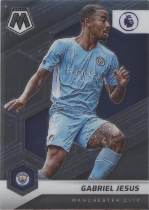 2021-22 Panini Mosaic Premier League Gabriel Jesus #14