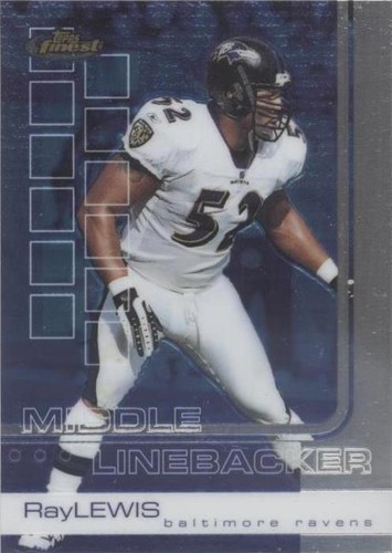 2002 Topps Finest Ray Lewis #40