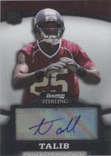 2008 Bowman Sterling Aqib Talib #103