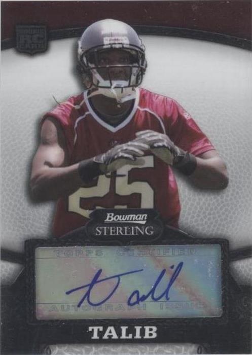 Bowman Sterling Aqib Talib #103 2008
