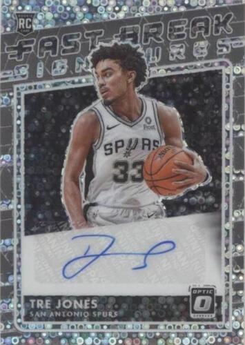 2020-21 Panini Clearly Donruss Tre Jones Rated Rookie Auto 2020-21 Panini Clearly Donruss Tre Jones Rated Rookie Auto