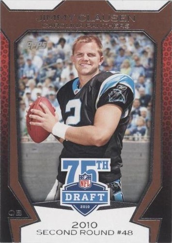 2010 Topps Jimmy Clausen #75DA-19