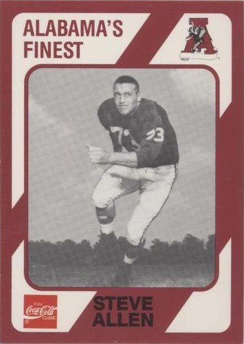 1989 Collegiate Collection Alabama Crimson Tide Steve Allen #388