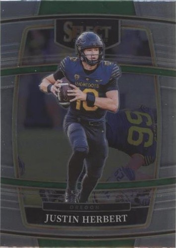 2022 Panini Select Draft Picks Justin Herbert #38