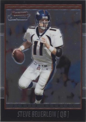 2001 Bowman Chrome Steve Beuerlein #77