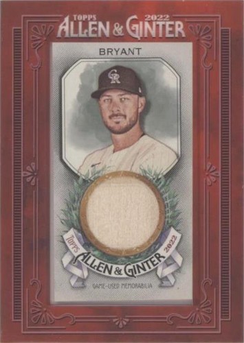 2022 Topps Allen & Ginter - Kris Bryant #MFR-KB