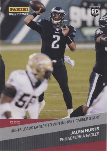 2020 Panini Instant NFL Jalen Hurts #159