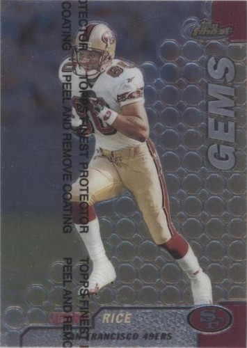 1999 Topps Finest Jerry Rice #132