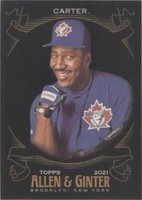 2021 Topps Allen & Ginter's X - Joe Carter #17