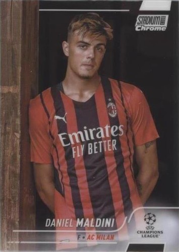 2021-22 Topps Stadium Club Chrome UCL Daniel Maldini #26