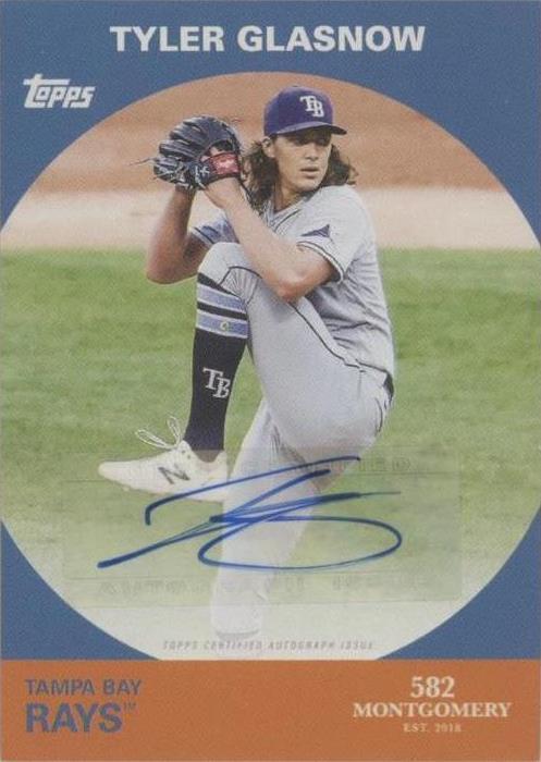 2022 Topps 582 Montgomery Club Set 5 - Tyler Glasnow #20A