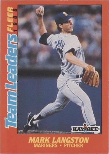 1988 Fleer Kay Bee Toys Team Leaders - Mark Langston #18