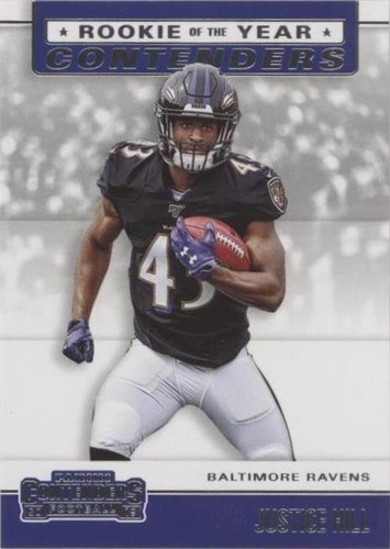 2019 Panini Contenders Justice Hill #RYA-JH